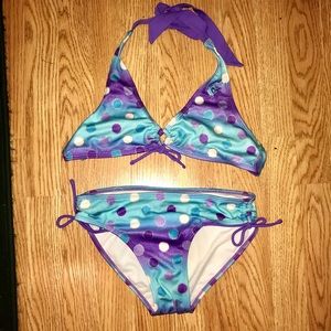 ⚜️ Justice Bikini Blue/Purple PolkaDot (SIZE: 16)